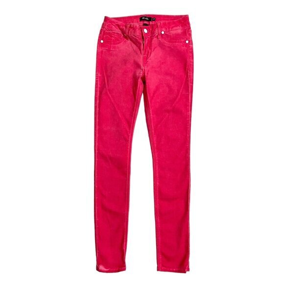 Miss Me Jeans Mid Rise Skinny Red Coated SZ 29 - Picture 1 of 8